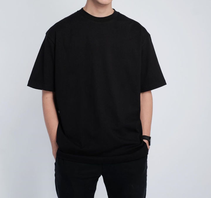 Kaos Standar Anak 24s Hitam Pendek