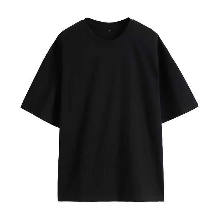 Kaos Standar 24s Hitam Pendek
