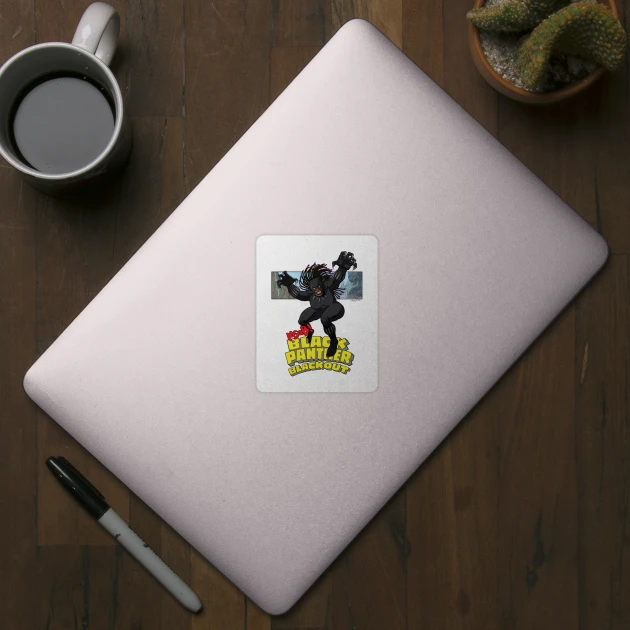 Stiker Blackout (dasar hitam)